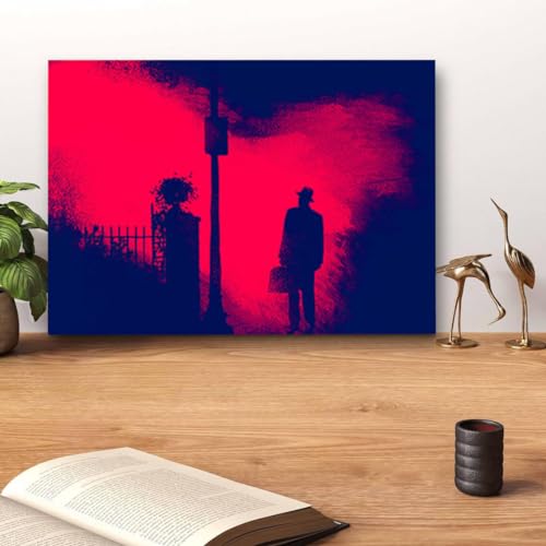 GADGETS WRAP Canvas Gallery Wrap Framed for Home Office Studio Living Room Decoration (14x11inch) - Exorcism