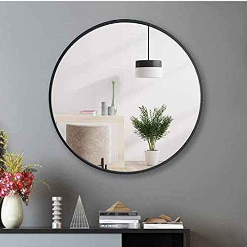 Cheval Glass Designer Round Wall Mirror for Bathroom/Living Room/Bedroom/wash Basin Sink 21 X 21 Inches