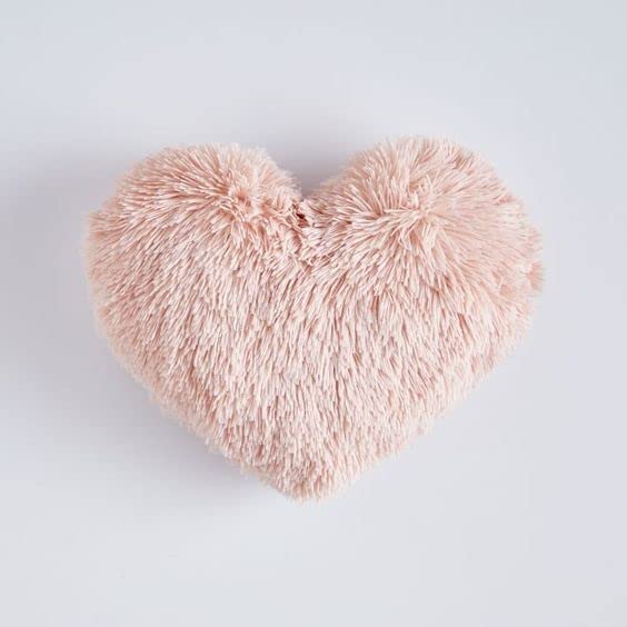 PICKKART Set of 3 Heart Shape Plush Pillow Small Size - 30 cm