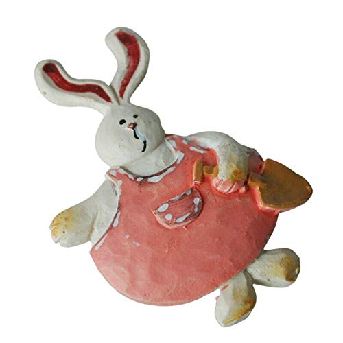 UBERSWEET® 1X(Creative Resinous Country Style Rabbit Fridge Magnet,Pink Z6O6)