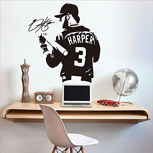 GADGETS WRAP Vinyl Decal Sticker Baseball Bryce Harper Jersey Number (Item Finish Size : 108cm x 56cm)