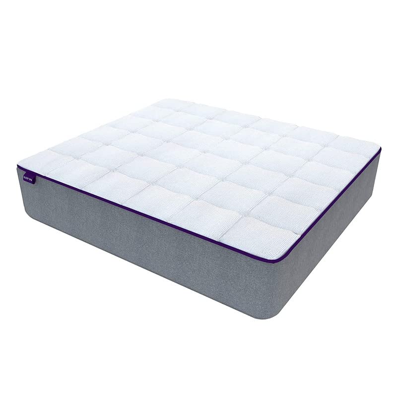 SLEEPSPA Dual Comfort -Hard and Soft-with Soft Comfort Cubes and Rebotech 4 Inch King Size High Resilience (HR) Foam Mattress | 7 Years Warranty (LxW: 78X72X4)