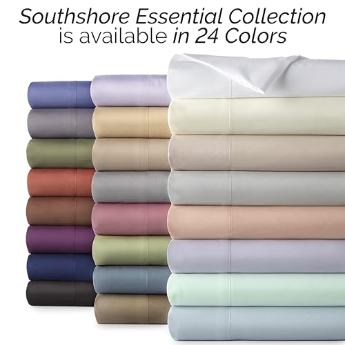 Queen, Terra Cotta (Marsala) : Southshore Essentials - 6 Piece Brushed Microfiber Sheet Set, Queen Size, Marsala