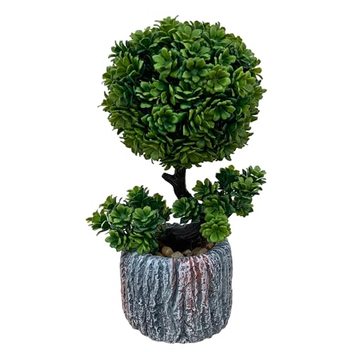 Artificial Plant in Stone Pot Home Decor Model AD (APSPAD01)