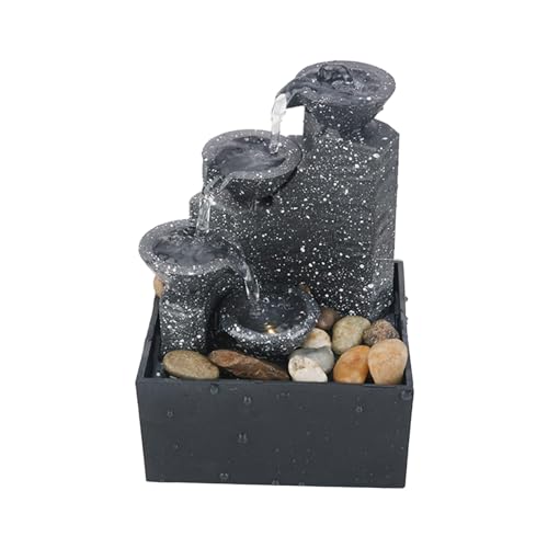 ATORSE® Tabletop Fountain Gifts Stress Relieving Chinese Tabletop Waterfall Fountain 003