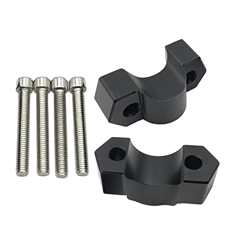 LOOM TREE® 2Pcs Motorcycle Handlebar Riser For F850Gs F850Gs Adv 2018-2020 Black | 1 Pair Handlebar Risers (With Mounting Screws)