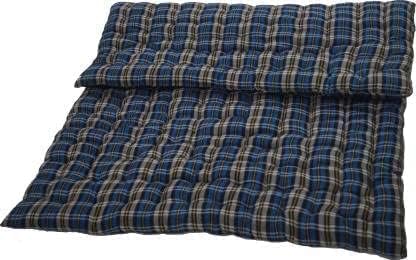 SABA FABRICS Single Bed Cotton Quilt Mattress Gadda - Soft & Reversible Multicolor Mattress (Single - 72 X 36 X 4)