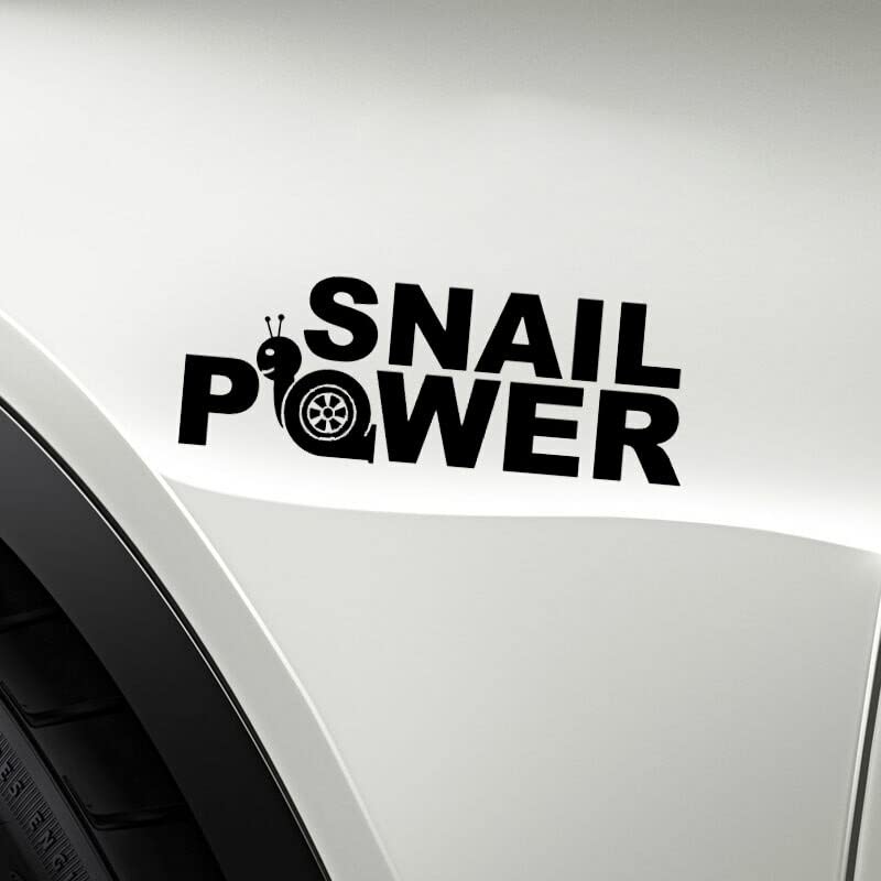 GADGETS WRAP Vinyl Wall Decal Sticker Turbo Snail Power Car Sticker Decal Funny