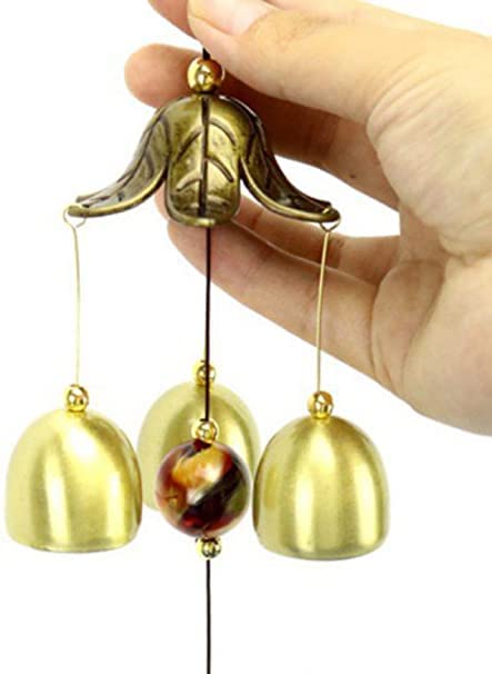 SETHI TRADERS | Metal Wind Chimes for Home Balcony Garden Positive Energy, Home Decor Hanging Long Brass Bells Gifts for Loved Ones 9 Bells