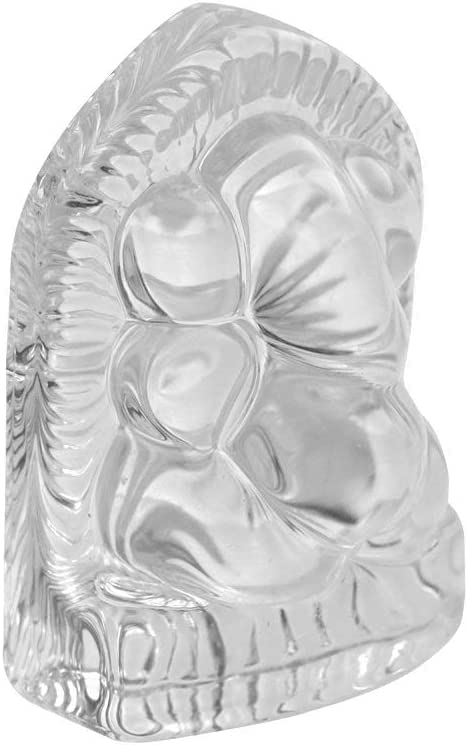 Satre Online And Marketing Crystal Glass Ganesha Idol Statue/Car Dashboard/Home/Office Decoration (Silver)