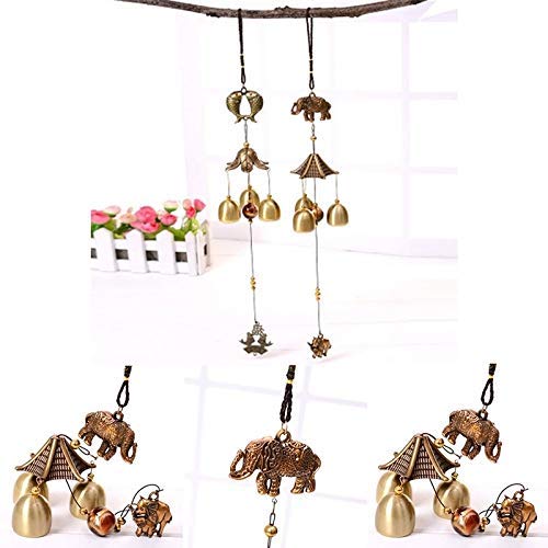 CrazyCrafts Wind Chimes for Yard Home Decor 3 Bells Random Design