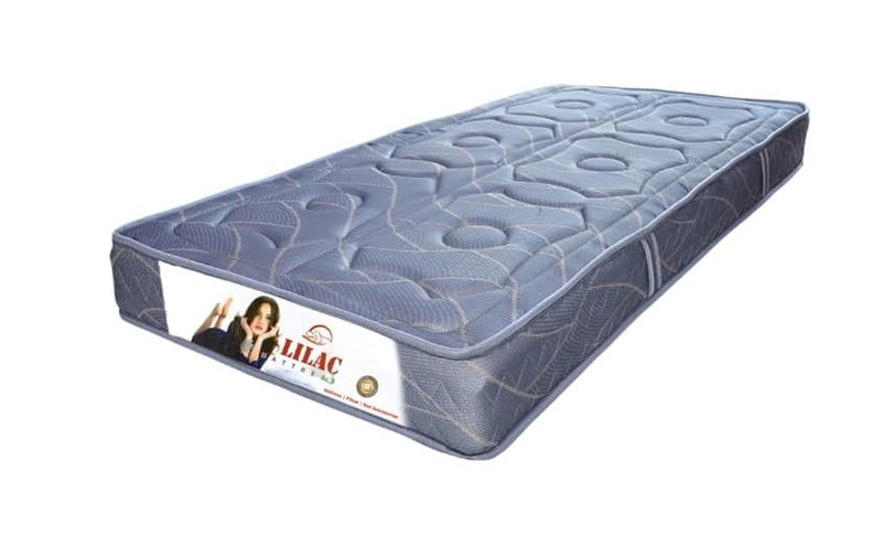 MATTRESS00ZZ Lilac Dual Comfort 5 inch Single PU Foam Mattress (L x Wx H: 72 inch x 35 inch x 5 inch) Blue