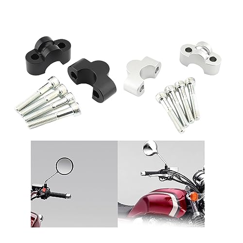 CALANDIS™ 2 Pieces Motorcycle Handlebar Riser Clamp for Honda CB1100 RS CB1100 EX Black | Risers | Handlebars, Grips Levers | Motorcycle Parts