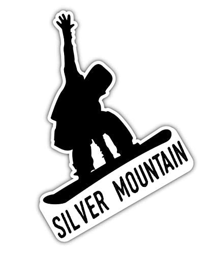 Silver Mountain Idaho Ski Adventures Souvenir 2 Inch Fridge Magnet Board Design