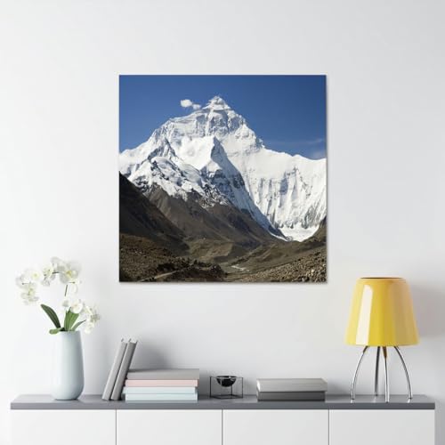 GADGETS WRAP Canvas Gallery Wrap Framed for Home Office Studio Living Room Decoration (17x17inch) - Mount Everest