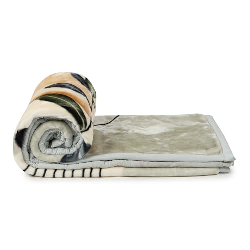 Signature Kautilya Luxuriously Super Soft Double Ply Faux Mink Blanket – Heavyweight 4.5kg for Ultimate Winter Warmth 220x240CM 4.5Kg (Modern Serenity)