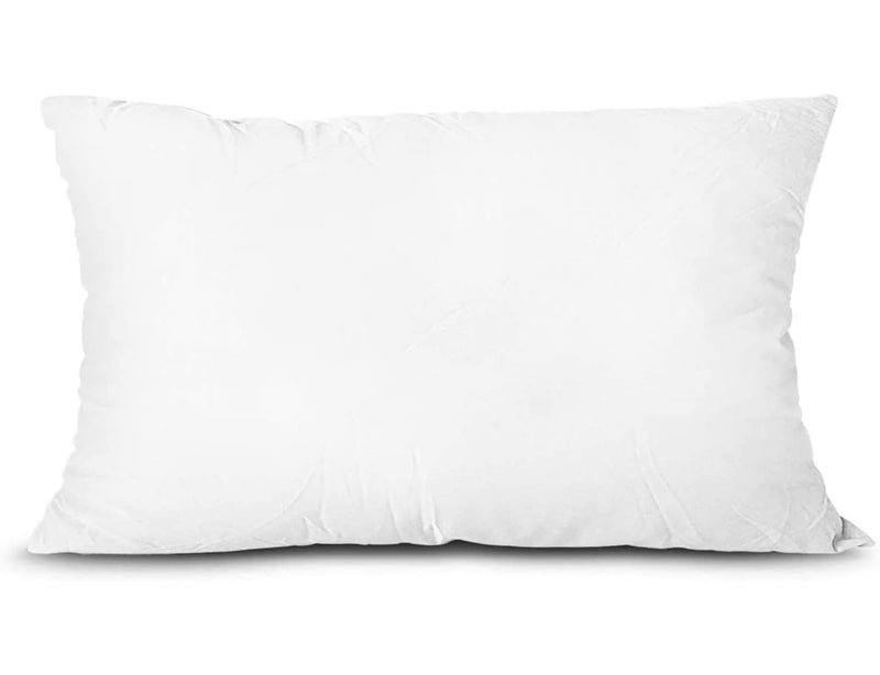 Kuber Industries Luxurious 1 Piece Microfiber Pillow Filler - 16X24 Inch , White - Ctktc22178(Microfiber)