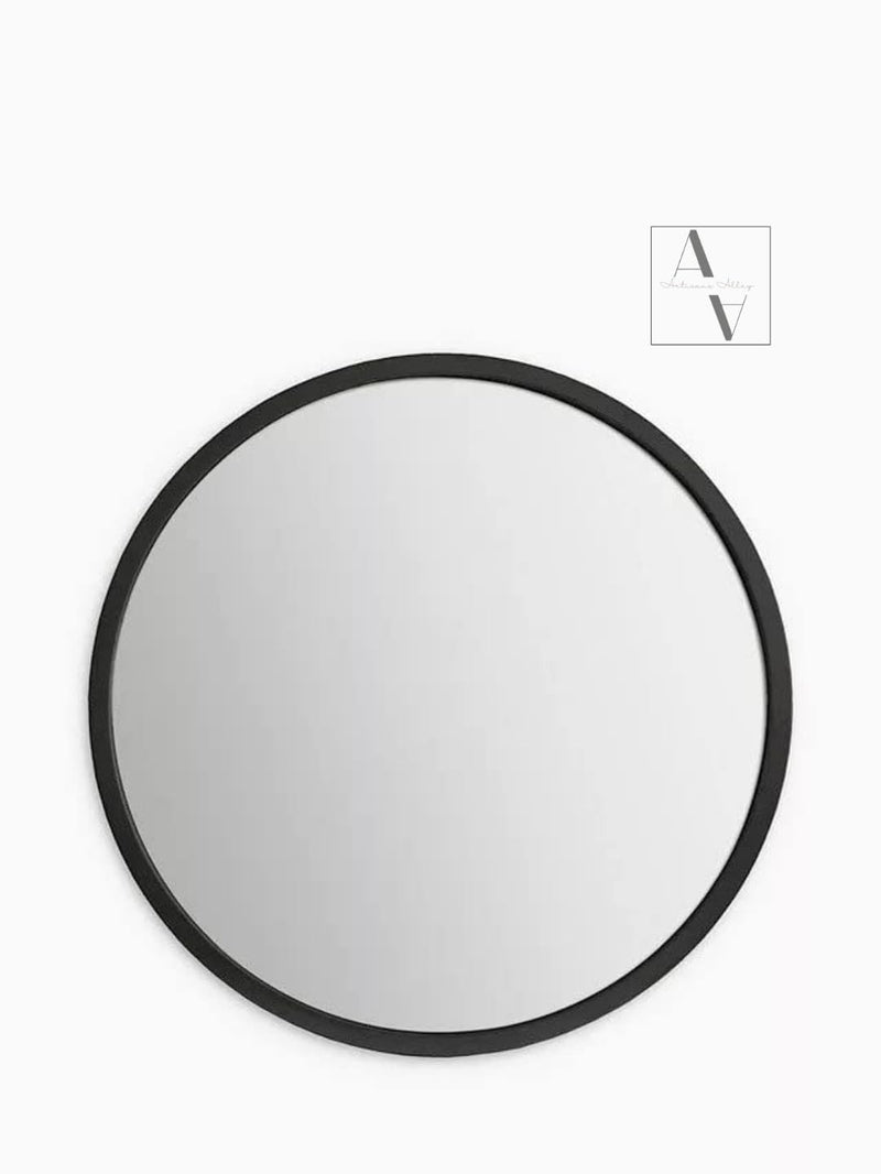 Craft2lance Minimalist Black Frame Wall Mirror for Home Office Living Room Bedroom Wash Basin Bathroom