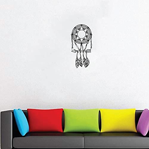 VVWV Tribal Dream Catcher Wall Stickers for Living Kids Girls Boys Bedroom Home & Kitchen Hall Wall Vinyl Decor L x H 30 x 60 Cms