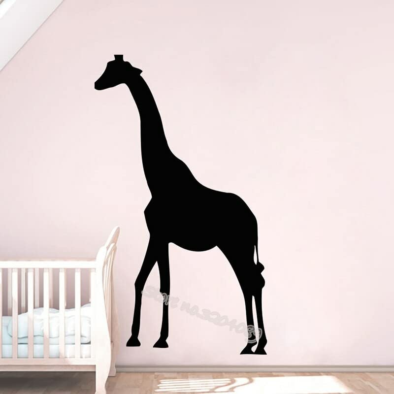 GADGETS WRAP Wall Decal Vinyl Sticker for Home Office Room Decoration Simple Design Giraffe Silhouette