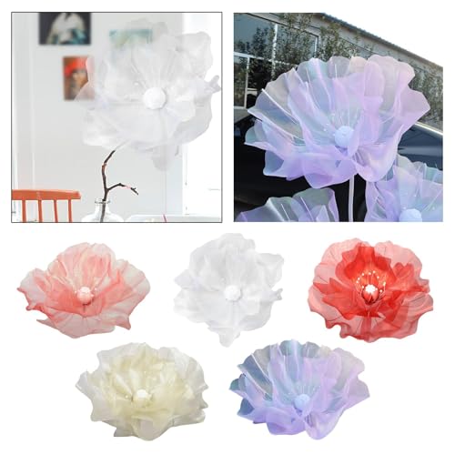 ATORSE® Silk Artificial Flower Head For Baby Bridal Shower Diy Crafts Indoor Outdoor Pink