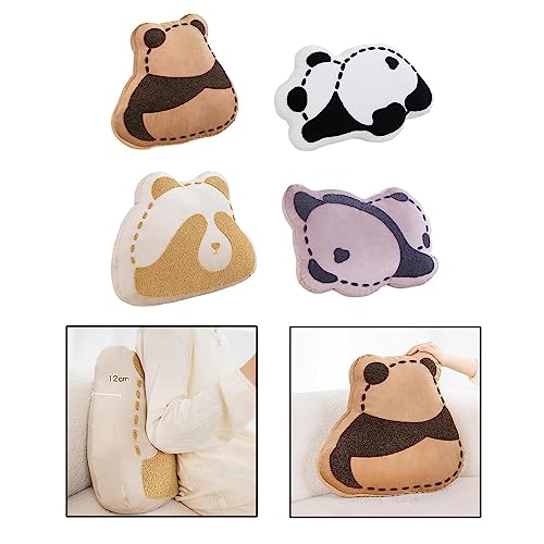 CALANDIS® Panda Plush Pillow Soft Gifts Cute Plush Toy for Adults Gaming Bedroom Brown | 1Pcs Panda Throw Pillow Case