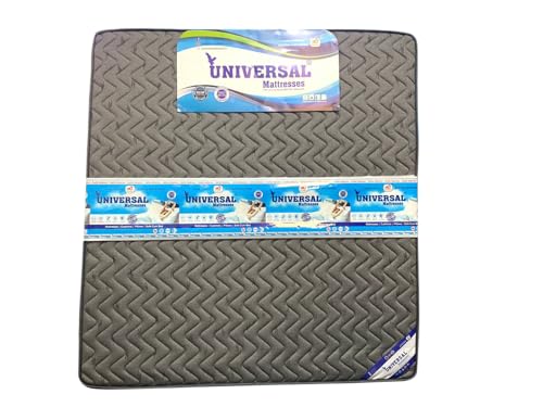 Universal Mattresses Ductile 50th high Density Foam Mattress Covered Knitting Cloth.Ideal for Back Support and Comfort (78X70X5)