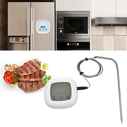 Ubersweet® Oven, Convenient Practical Adsorbable Magnet Digital LED Display Kitchen Multifunctional Use with Probe for Baking for Cooking for BBQ