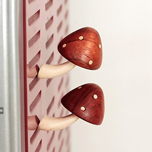 ATORSE® Wooden Fridge Magnets Mushroom Vegetable Souvenir Office Magnets Decorative