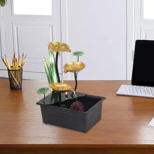 ATORSE® Electric Tabletop Fountain Decorative Meditation for Garden Office Desk