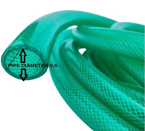 EPISKEY® Heavy Duty Expandable Garden Hose - Flexible Water Pipe with Double Latex Core 7 Pattern Spray Gun, Braided Outer Layer - Small No Kink Hose (Size : 1/2 inch Length: 10 Meters)(Multicoloured)