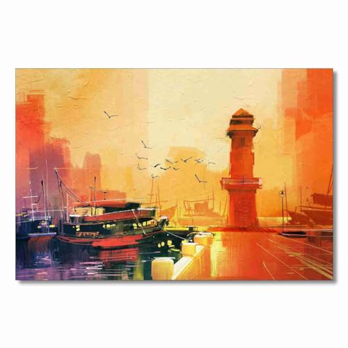 SAF paintings modern art Painting | modern art paintings for living room | modern art painting for wall decoration | modern art painting canvas 24 inch x 36 inch SANF-CR54