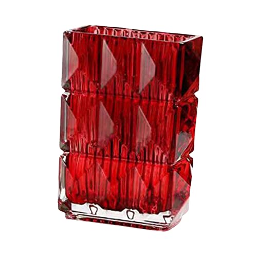 CLUB BOLLYWOOD® Glass Vase for Hydroponic Plant Bud Vase Holiday Plants Terrarium Flower Pot Red 18cm| Home & Garden | Home D?©cor | Vases | Vases