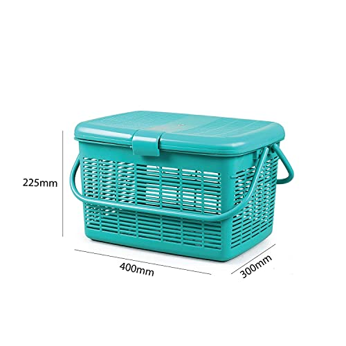 Cello MultiMate Plastic Jumbo Laundry Basket (Green)