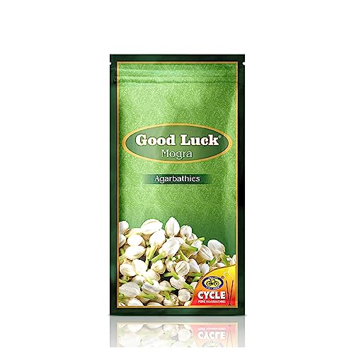 Cycle Pure Agarbatti Combo Pack | Pack of 5 | Good Luck Kewda, Kasturi, Champa, Rose, Mogra | Floral Natural Incense for Puja, Meditation, Freshness, Happy Vibes