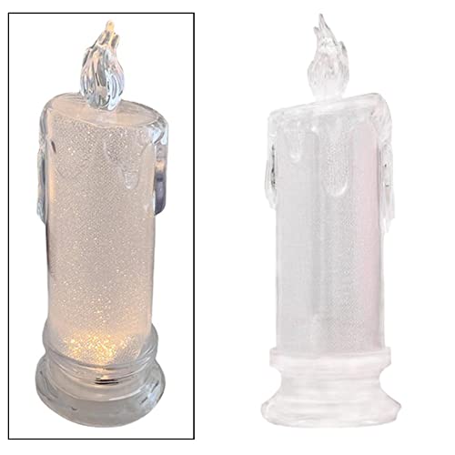 ATORSE® Led Electronic Candle Flameless Romantic Creative for Christmas 5Cmx16Cm