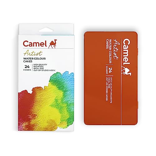 Camel Artist Water Colour Cake Set - Pack of 24 (Blue)