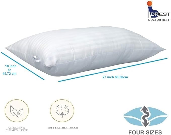 Microfiber Bed sleeping pillow set of 5 pcs (17 X 27)