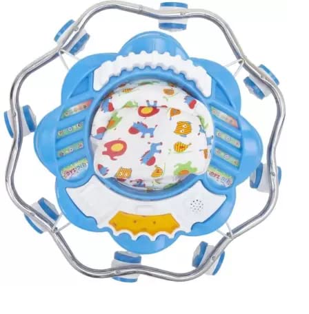 Maanit Musical Activity Walker For Baby (Blue, White)