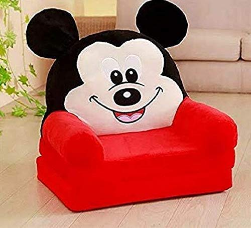 OMAJA HOME Mickey Mouse Baby Sofa Cum Bed Baby Chair for 0-2 Years Sofa Cum Bed Sofa Cum Bed (Pack 1)