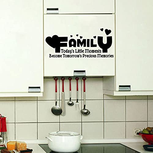 Family New Self Adhesive VinylWaterproof Decorative Wall Stickers for Hall, Bedroom, Kitchen and Furniture