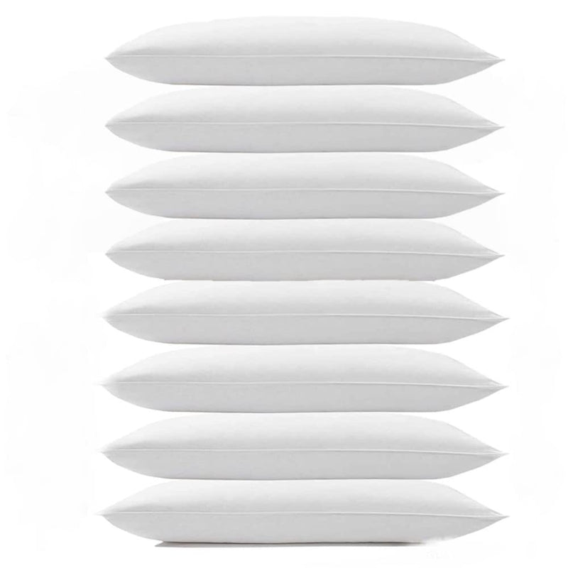 GUFFAW Hotel Quality Pillow Inserts 16x26 inches (8)