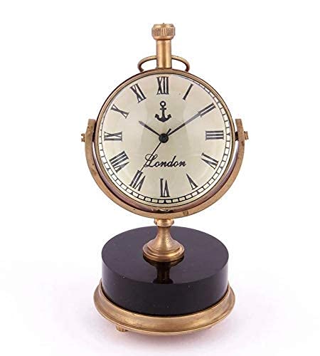 vintage collection Antique Brass Table Clock