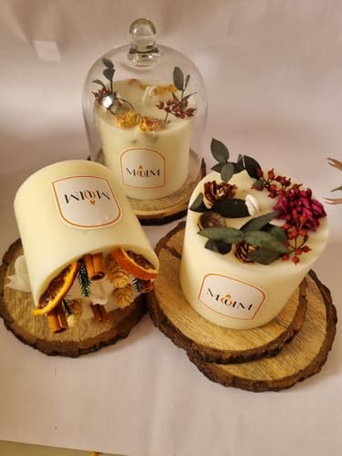 Spring Bliss Soy Wax Scented Candle with Accessories