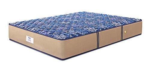 peps Springkoil Bonnell 6-inch Queen Size Spring Mattress (Dark Blue, 78x60x06) with Two Free Pillow