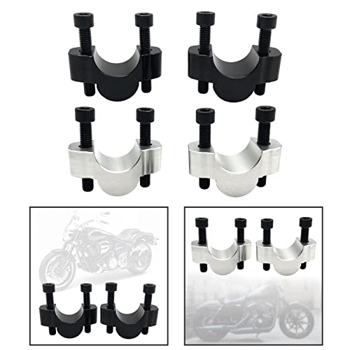 CALANDIS™ 2 Pieces Handlebar Risers 3/4" Handle Bar Riser for Tenere700 2019-2023 Black | Risers | Handlebars, Grips Levers | Motorcycle Parts
