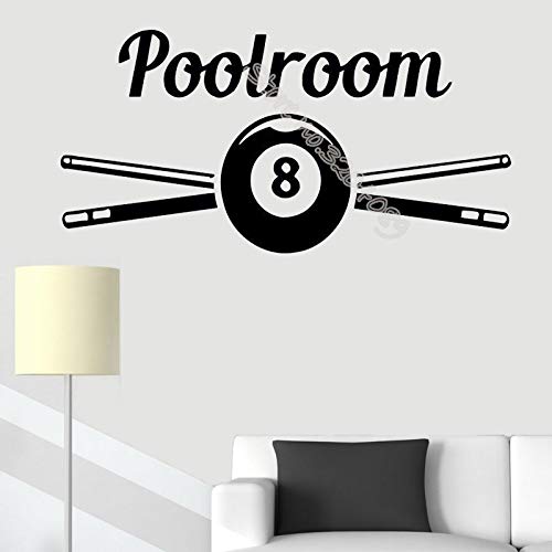 Gadgets Wrap poolroom Billiard Wall Sticker Snooker Player Decal Wall Decal Mural Vinyl Sticker (57cm x 107cm)