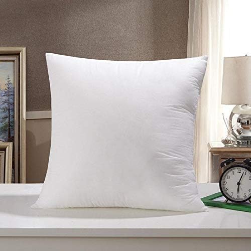 EVERDECOR Soft Microfiber Pillow for Deep Sleep and Neck Support (White,16 x 16 Inches) (2)