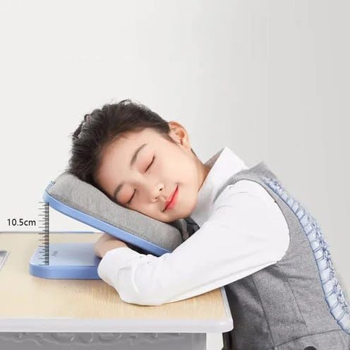 Yorten Nap Pillow Foldable U-Shaped Artifact Office Desk for Adult Lunch Break Pillow for Sleeping Pillow for Airplanes Train Car Office Outdoor Students Lunch Break (1)