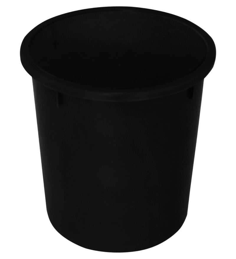 Heart Home Plastic Open Plastic Dustbin Without Lid|Garbage Bin For Home, Kitchen, Office, 5Ltr. (Black)-47HH01029